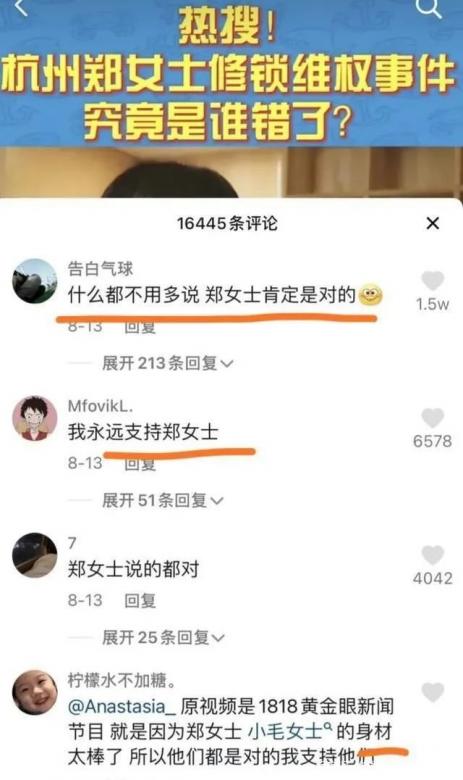 杭州郑女士说的都是对的，杭州郑女士什么梗  第2张