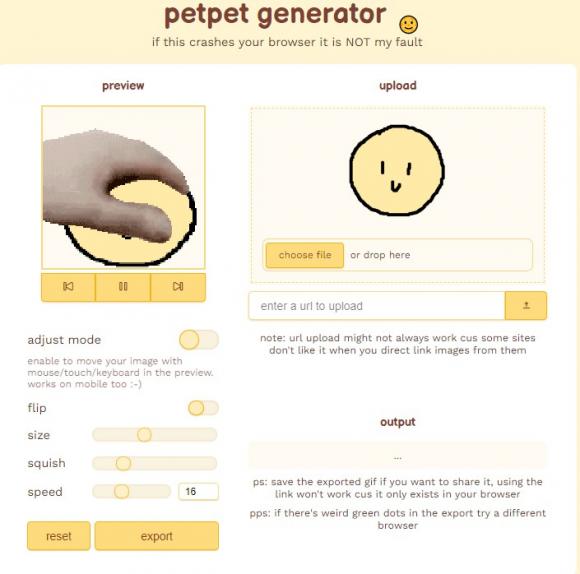 分享一个非常有趣的国外网站petpet generator 能让你想摸谁就摸谁  第1张